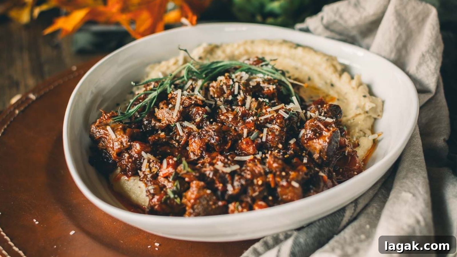 21 Slow Cooker Dinners for Stress-Free Weeknight Meals 20 Slow cooker beef shanks cooked tender in broth with vegetables surrounding the meat.