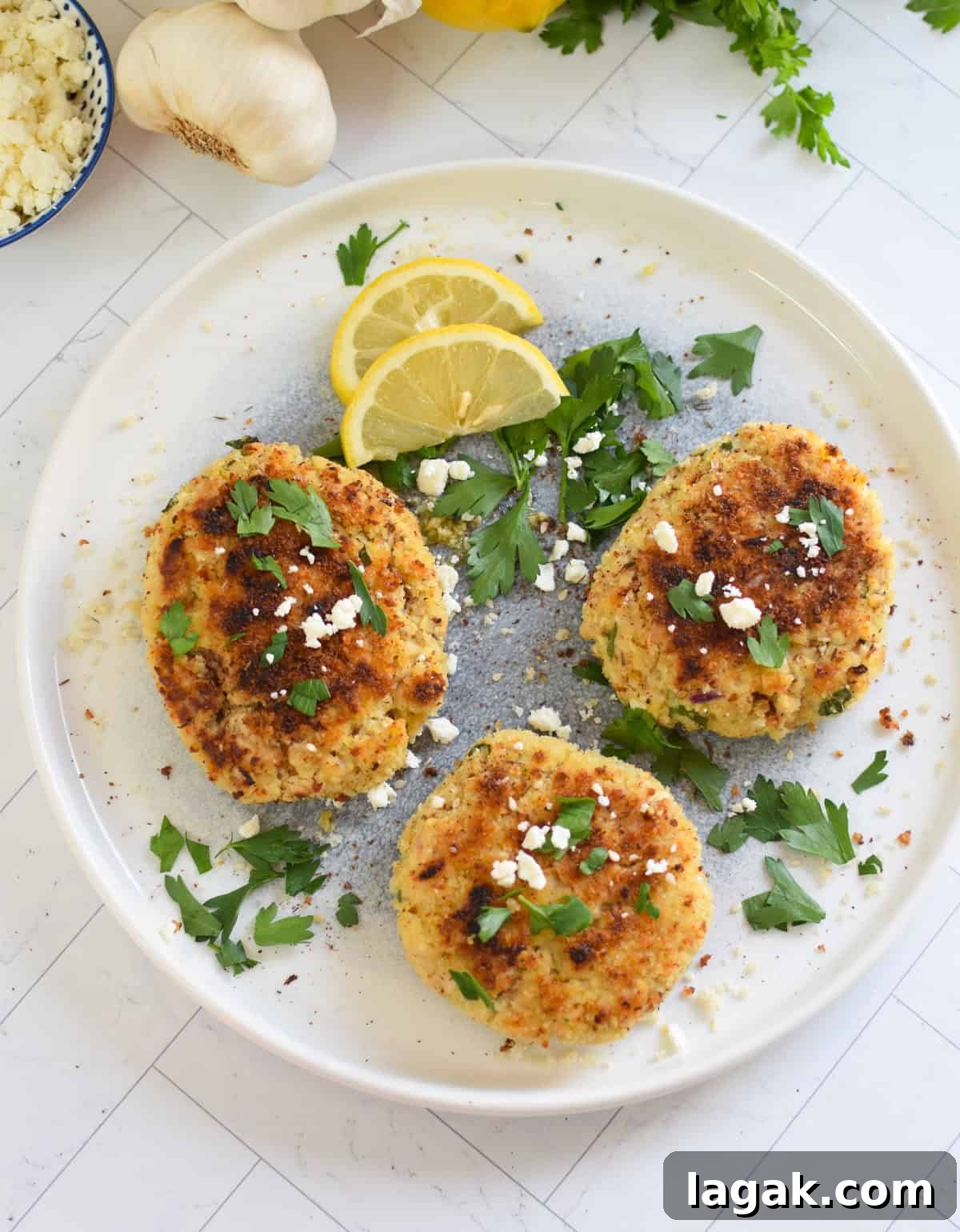 Salmon Cakes with Red Onion and Greek Spices