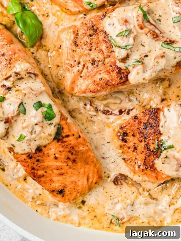 Easy Creamy Marry Me Salmon 1200 x 1200
