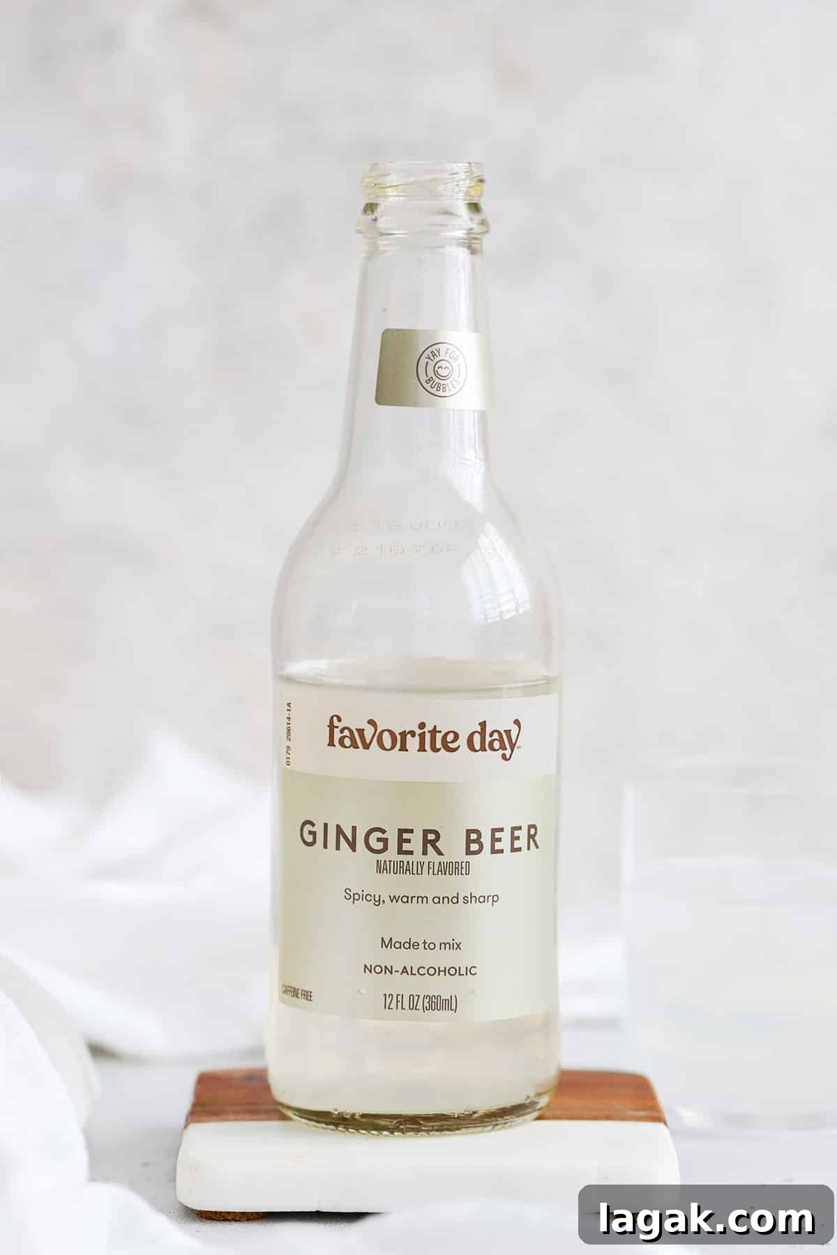 Top Ginger Beers for Crafting Perfect Mocktails 6 front view of a bottle of favorite day ginger beer
