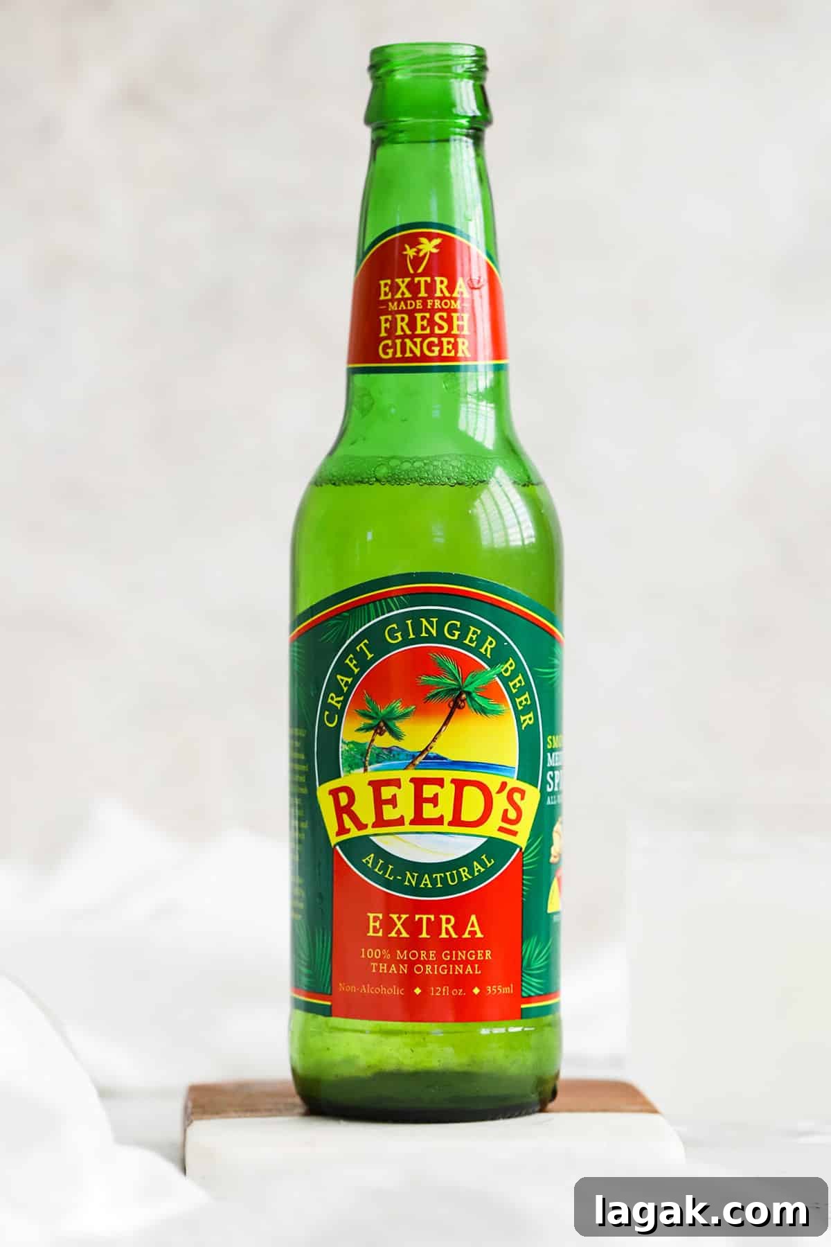 Top Ginger Beers for Crafting Perfect Mocktails 7 front view of a bottle of reeds extra ginger beer