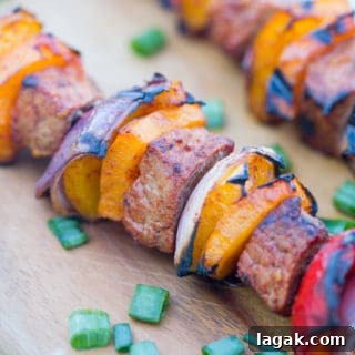 Steak Fajita Kabobs