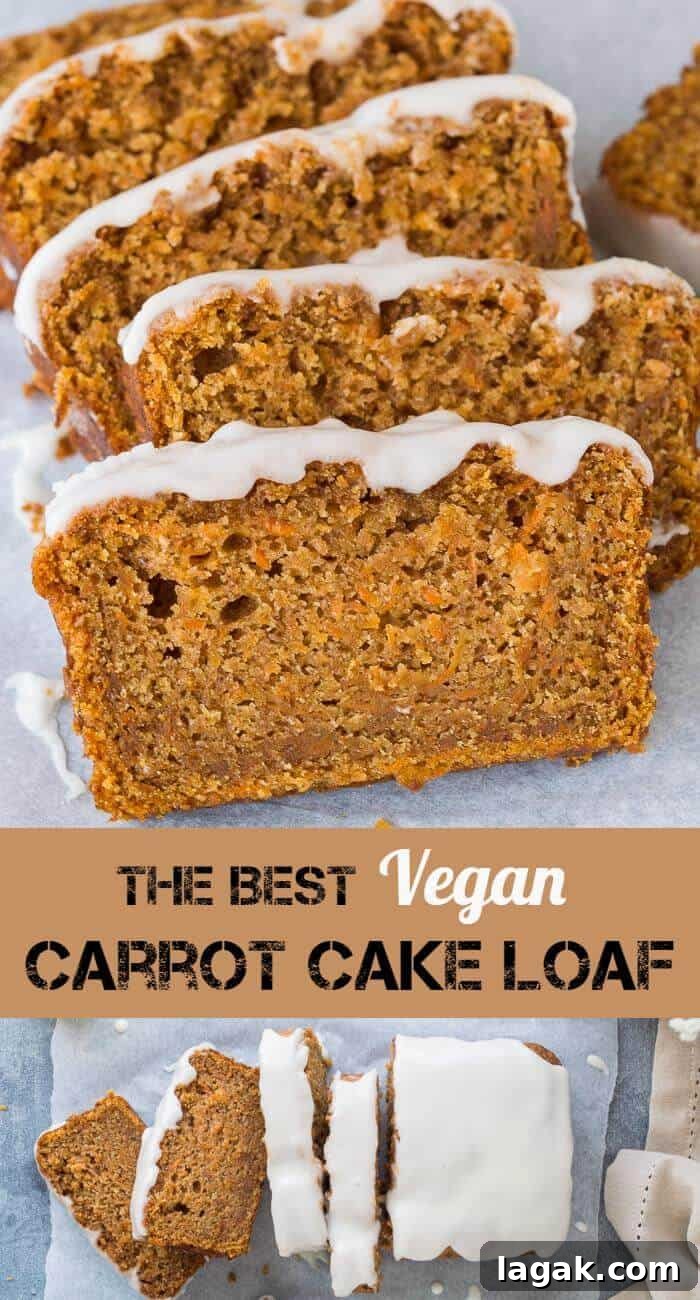 Moist Vegan Carrot Cake Loaf Recipe for Every Occasion 11 Vegan carrot cake loaf - moist, sweet and spicy with lemon glaze.