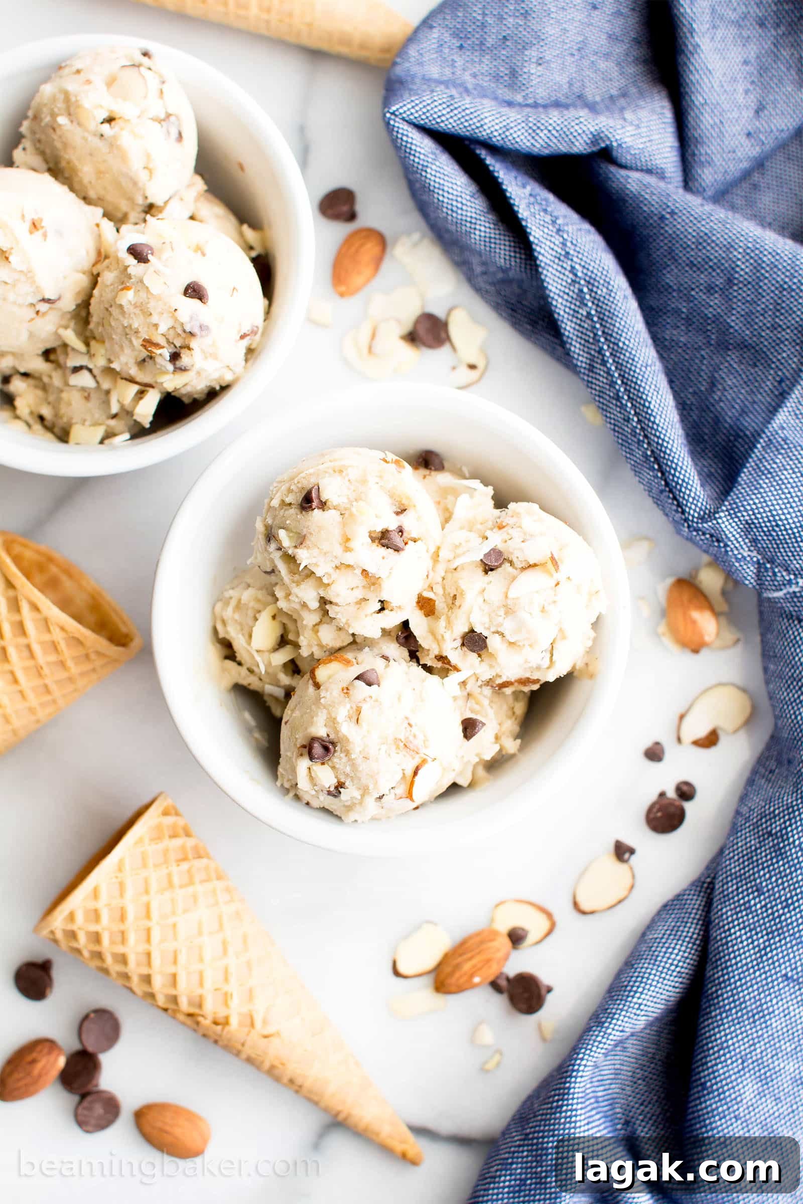 Vegan Paleo Almond Joy Ice Cream — Refined Sugar Free Recipe 8 Almond Joy Vegan Paleo Ice Cream