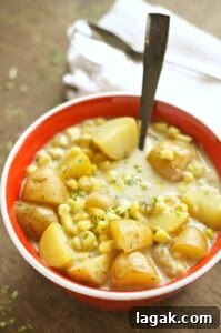 Slow Cooker Corn and Potato Chowder