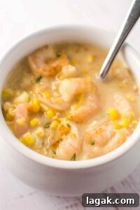 Slow Cooker Cajun Corn and Shrimp Chowder