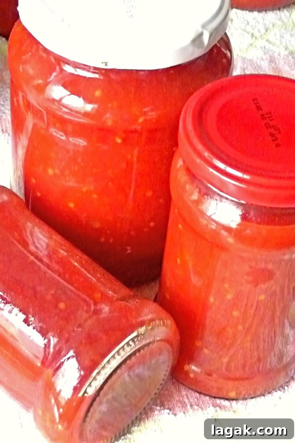 Preparing jars for canning