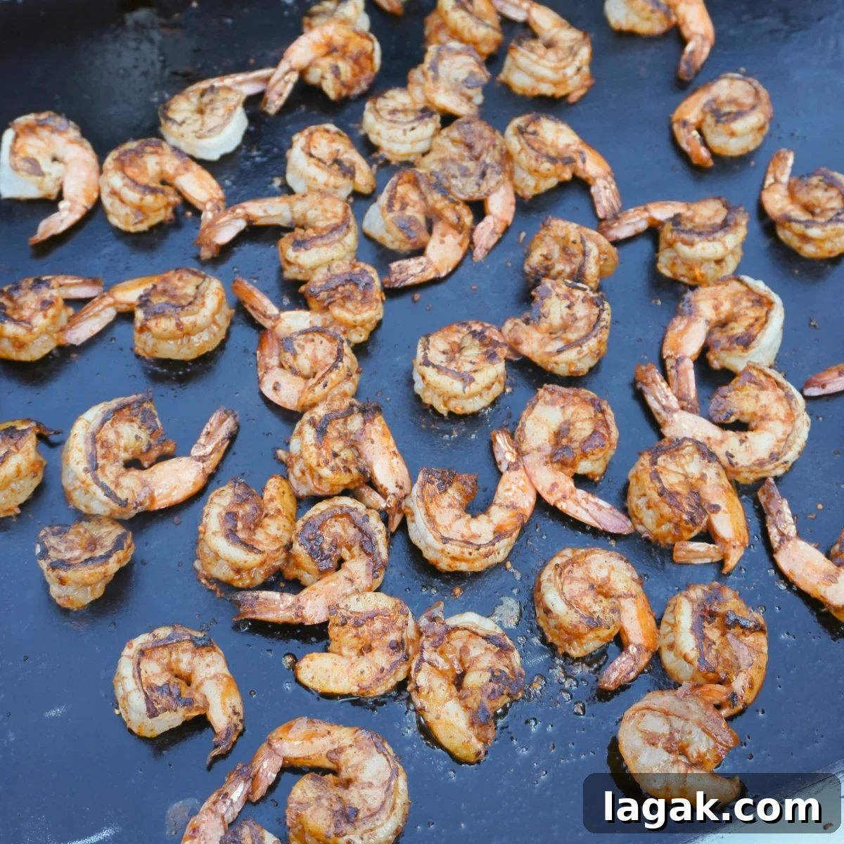 Spicy Mayo Grilled Shrimp Recipe with Garlic and Lime 4 Shrimp on the grill