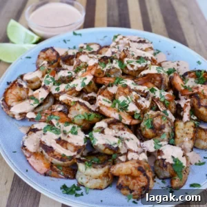 Spicy Mayo Grilled Shrimp Recipe with Garlic and Lime 5 Recipe image