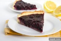 Homemade Blackberry Tart with Fresh Berries