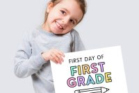 Printable First Day of School Signs: PDF Downloads