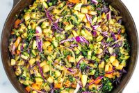 Crispy Vegan Potato and Vegetable Skillet Hash