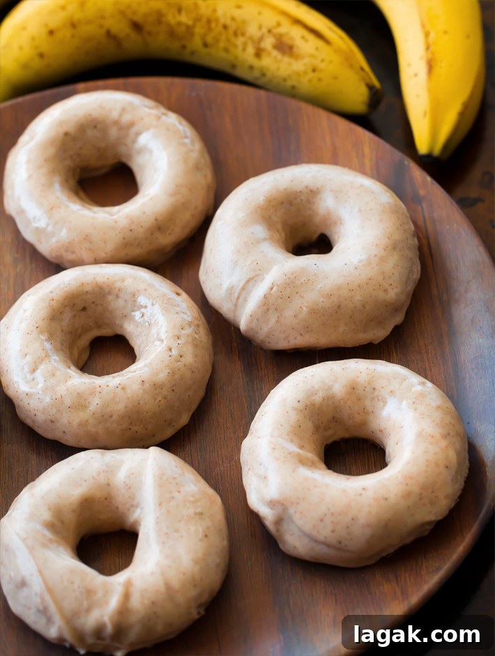 Glazed Banana Donut Recipe