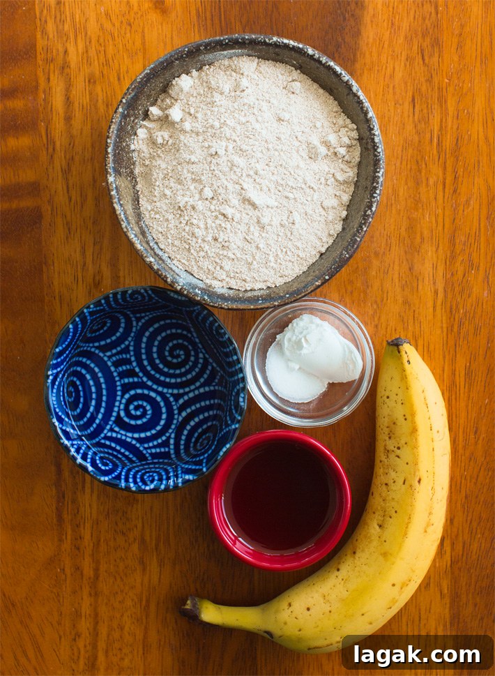Baked Banana Donut Ingredients