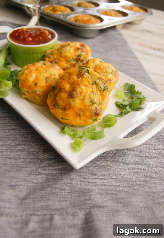 Southwest Taco Egg Muffins