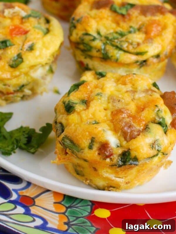 Southwestern Turkey Sausage Egg Cups Image 1200 x 1200