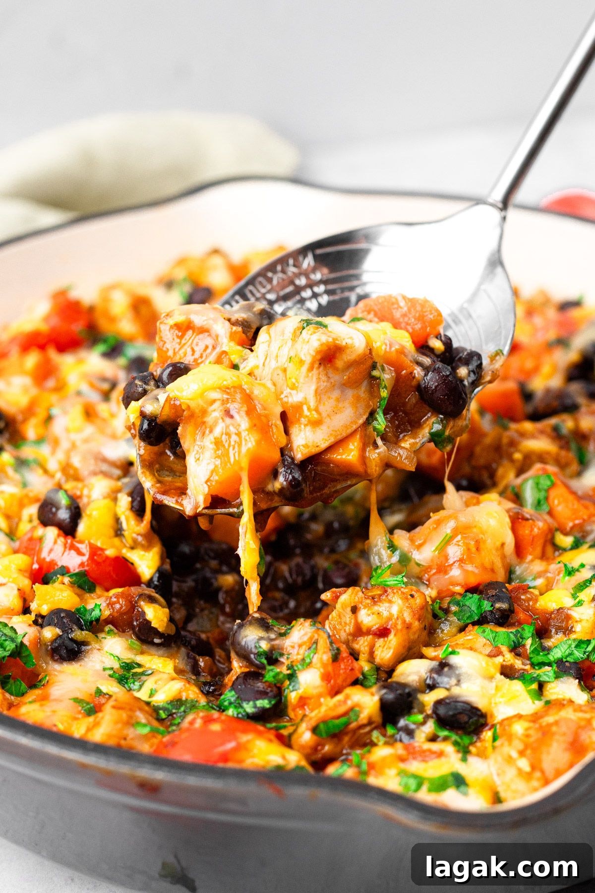 Mexican Chicken and Sweet Potato Skillet