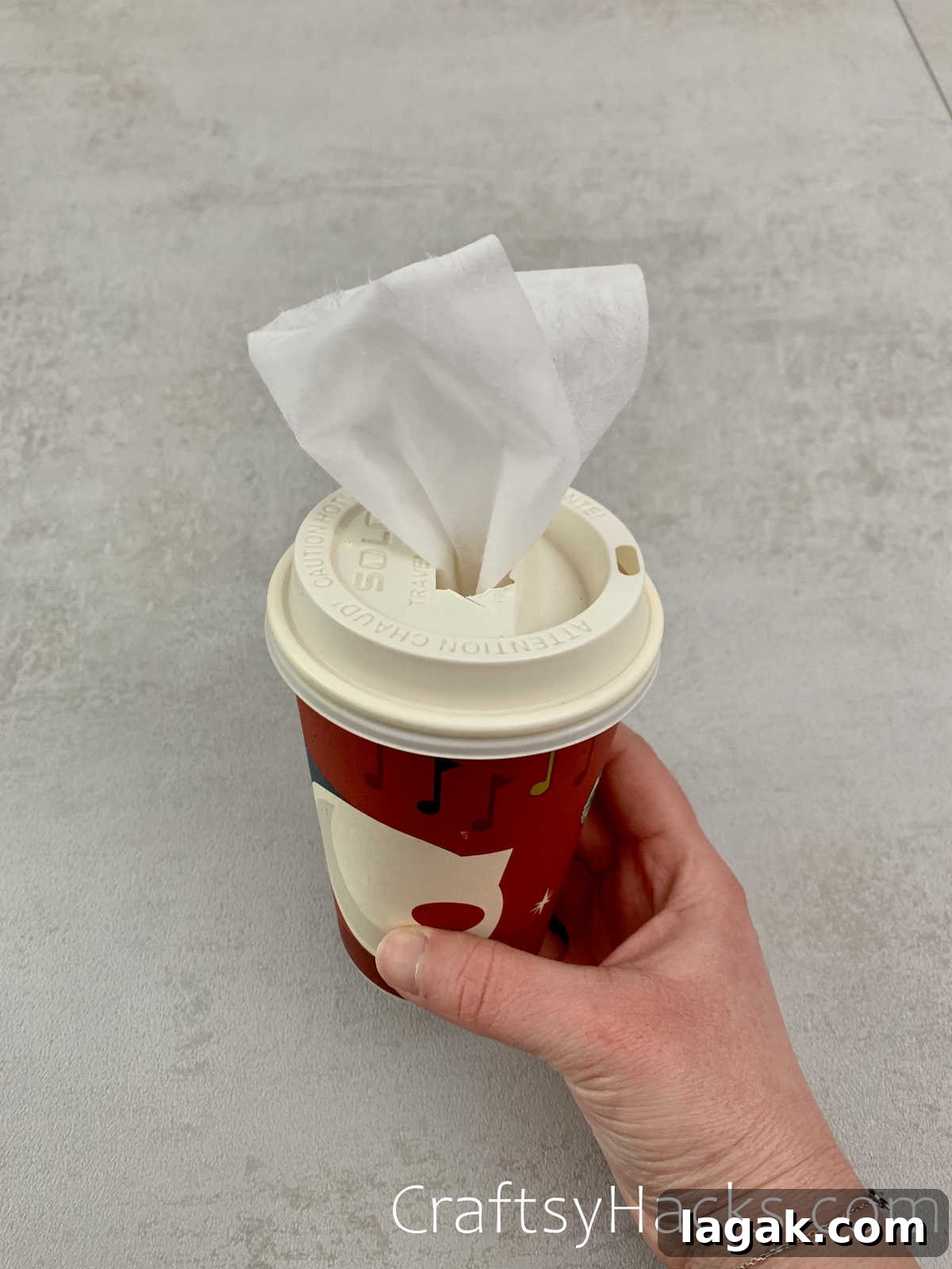 DIY tissue dispenser
