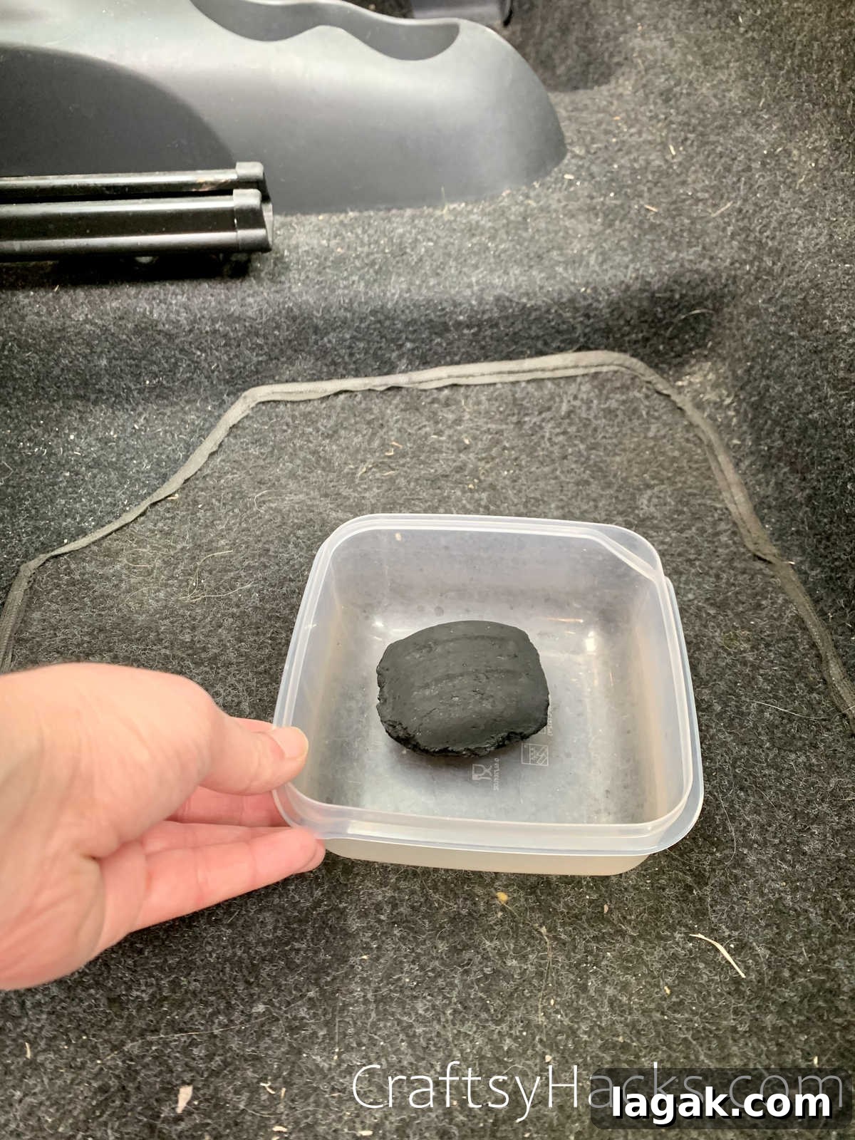 use charcoal to eliminate car odors