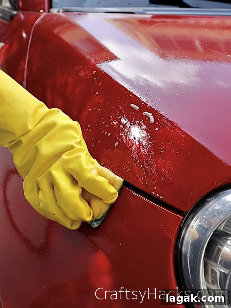 clean car with baking soda