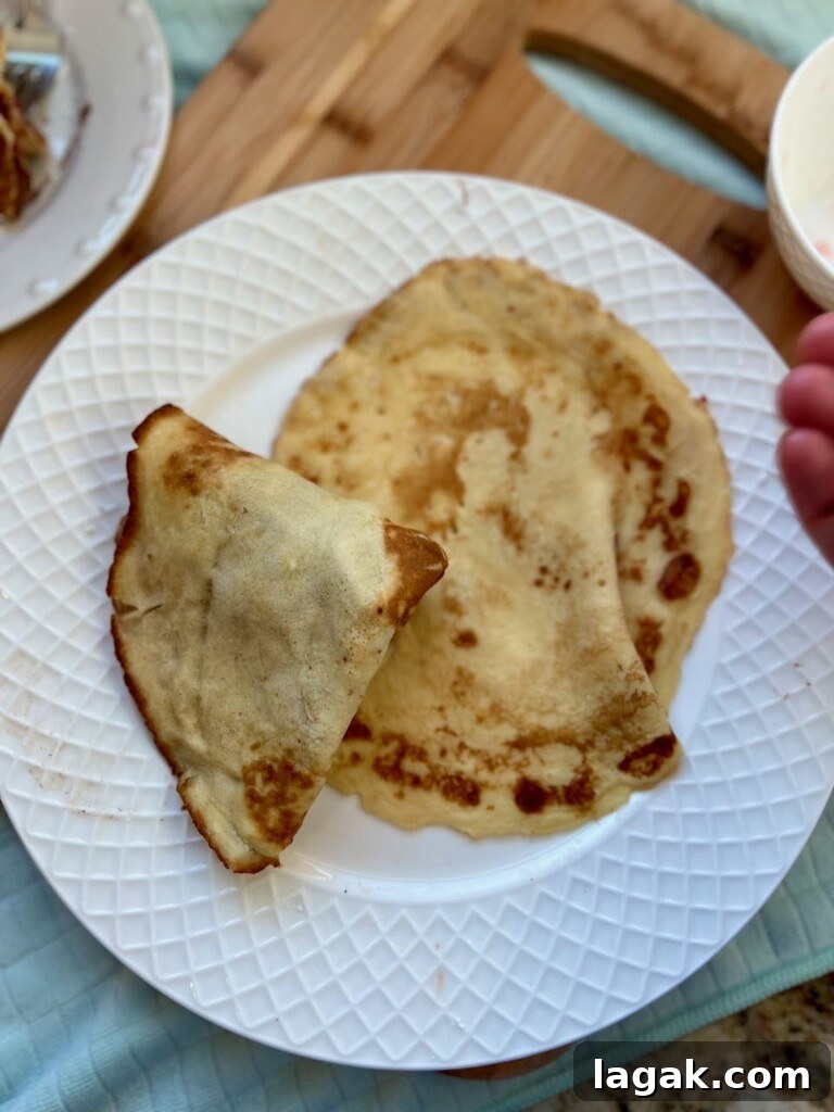 Stack with syrup