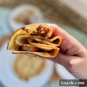 Finished crepes