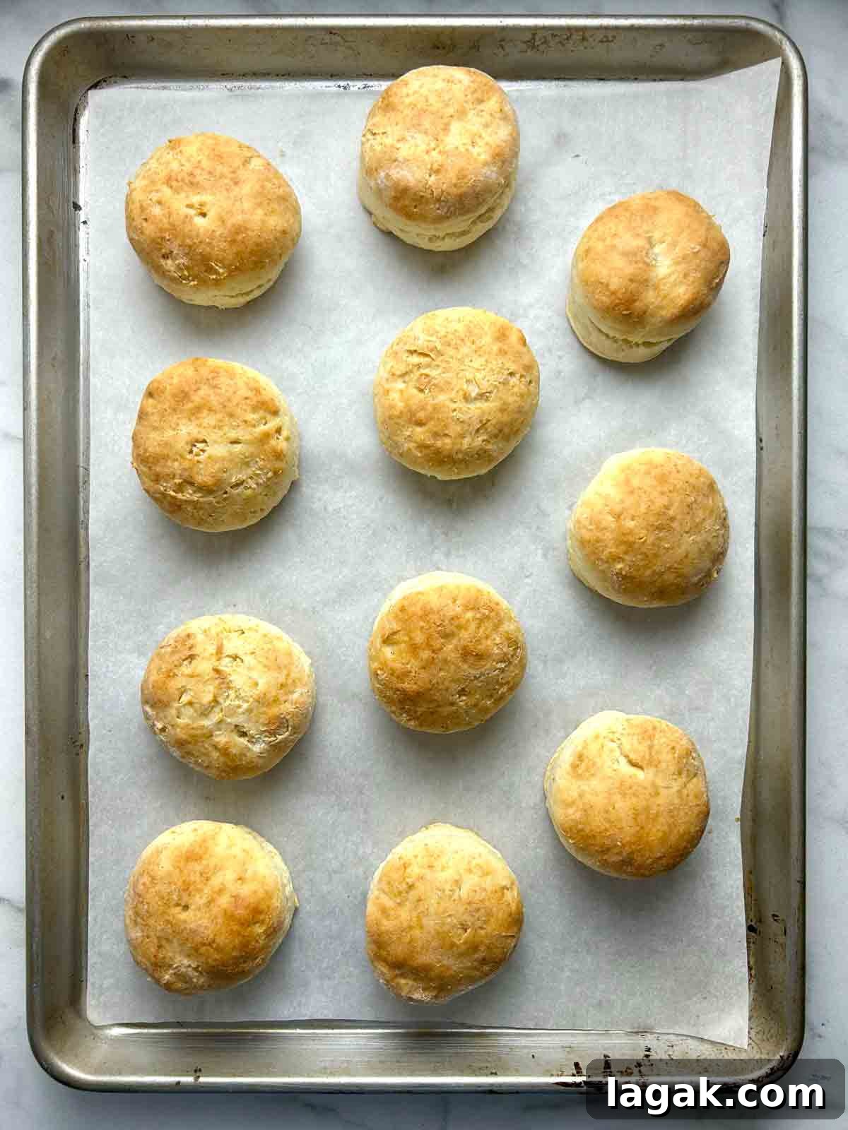 scones after being baked; golden brown exterior.