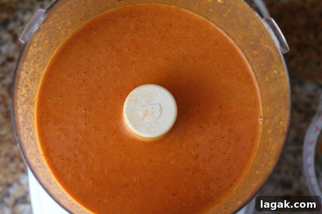 chipotle agave dressing in food processor