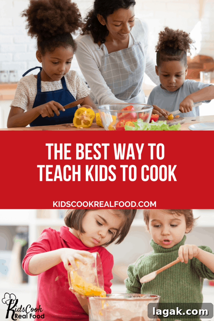 the best way to teach kids to cook