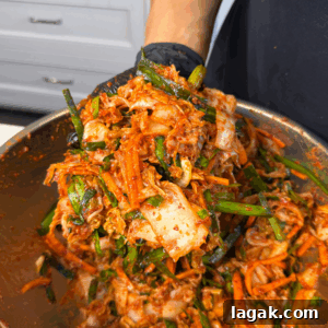 Kimchi in jar