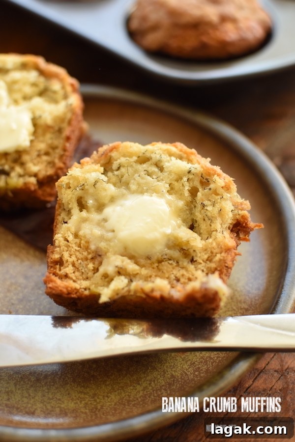 Banana Crumb Muffins