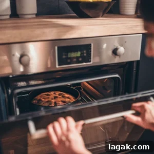 Person opening oven.